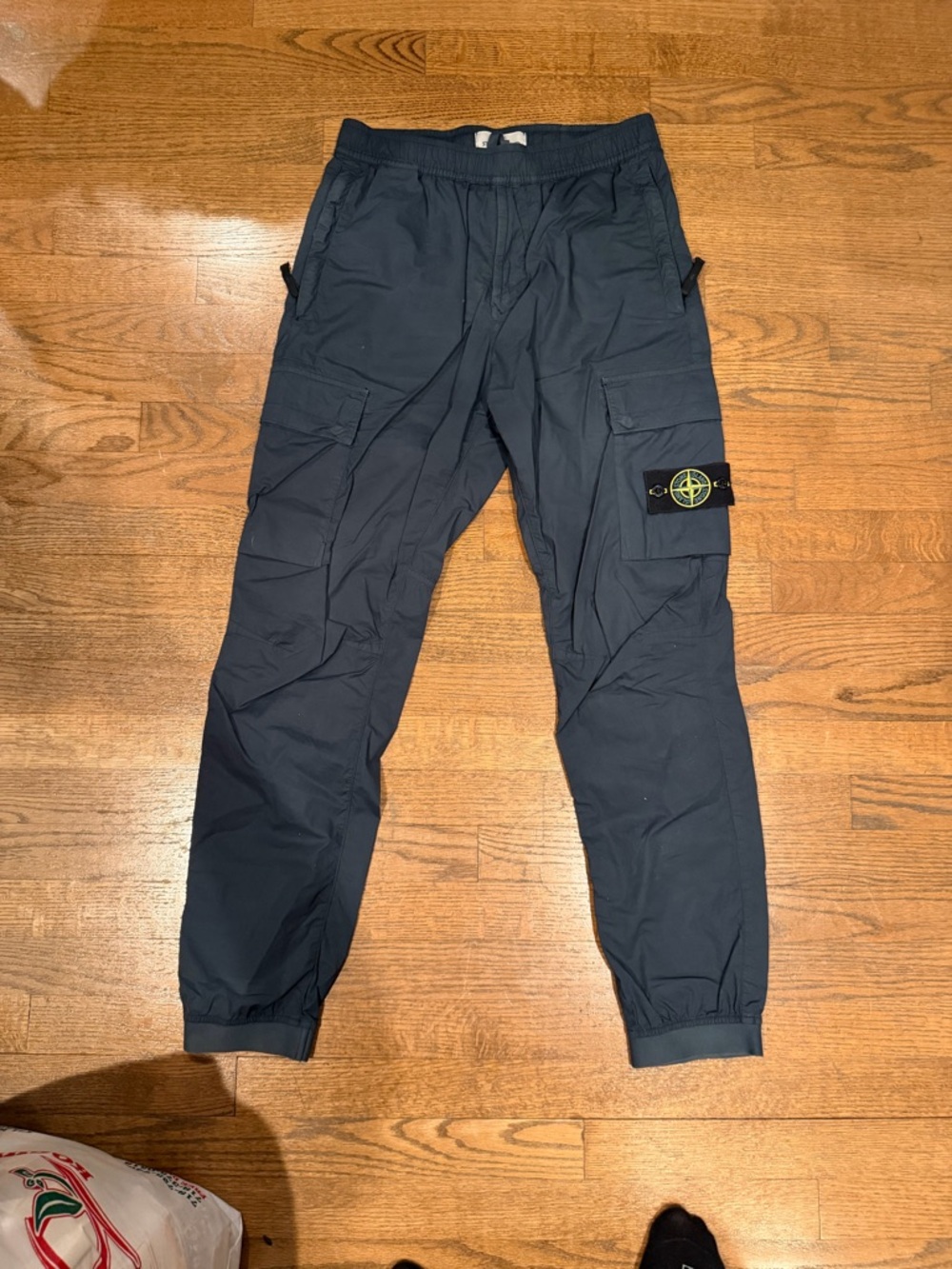 Stone Island Cargo Pants in Black, Navy, and Olive Green - Picture 6 of 13
